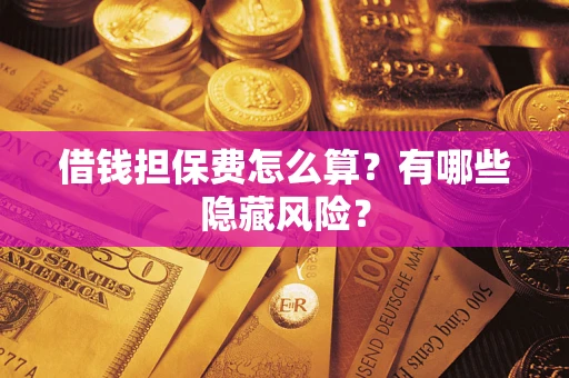 济南借钱担保费怎么算？有哪些隐藏风险？