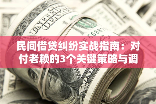济南民间借贷纠纷实战指南：对付老赖的3个关键策略与调解盲区解析