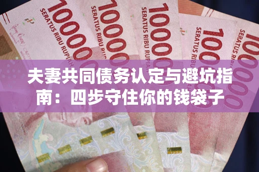 济南夫妻共同债务认定与避坑指南：四步守住你的钱袋子