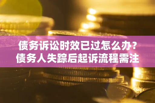 济南债务诉讼时效已过怎么办？债务人失踪后起诉流程需注意什么？