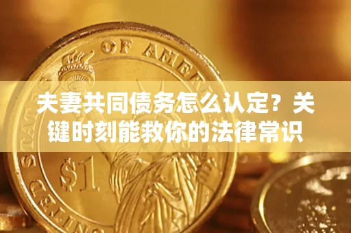 济南夫妻共同债务怎么认定？关键时刻能救你的法律常识