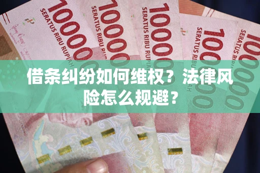 济南借条纠纷如何维权？法律风险怎么规避？