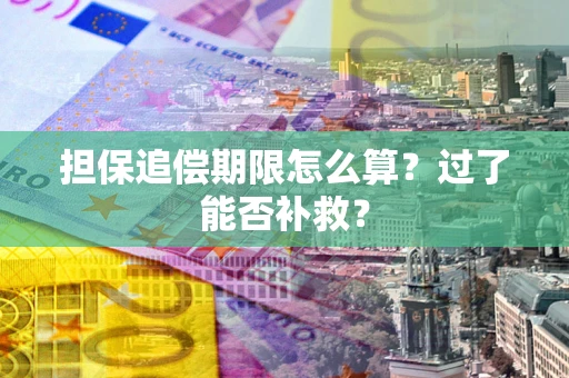 济南担保追偿期限怎么算？过了能否补救？