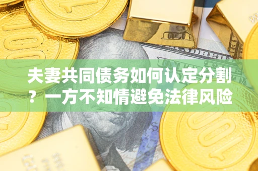 济南夫妻共同债务如何认定分割？一方不知情避免法律风险必看！